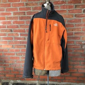 North Face jacket orange & gray men’s M